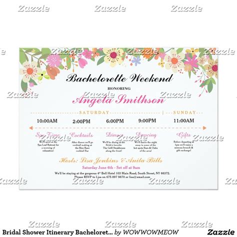 zazzle templates|bachelorette itinerary template zazzle.